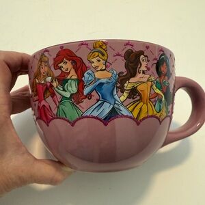 Disney Princess- Purple glitter Ceramic Mug